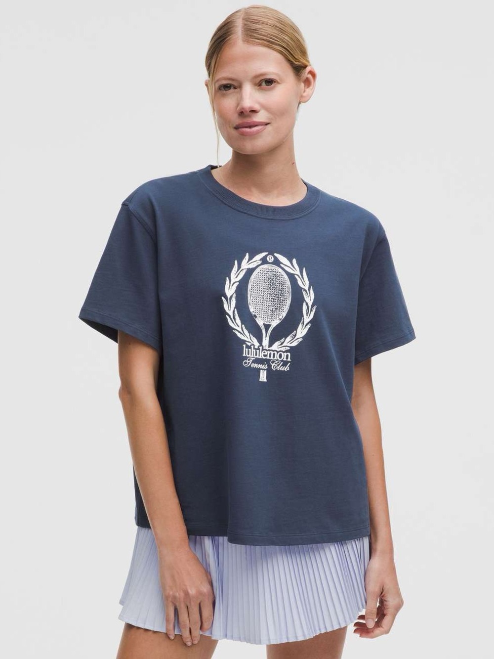 Lululemon Relaxed-Fit Cotton T-Shirt *Tennis Club Club Blue